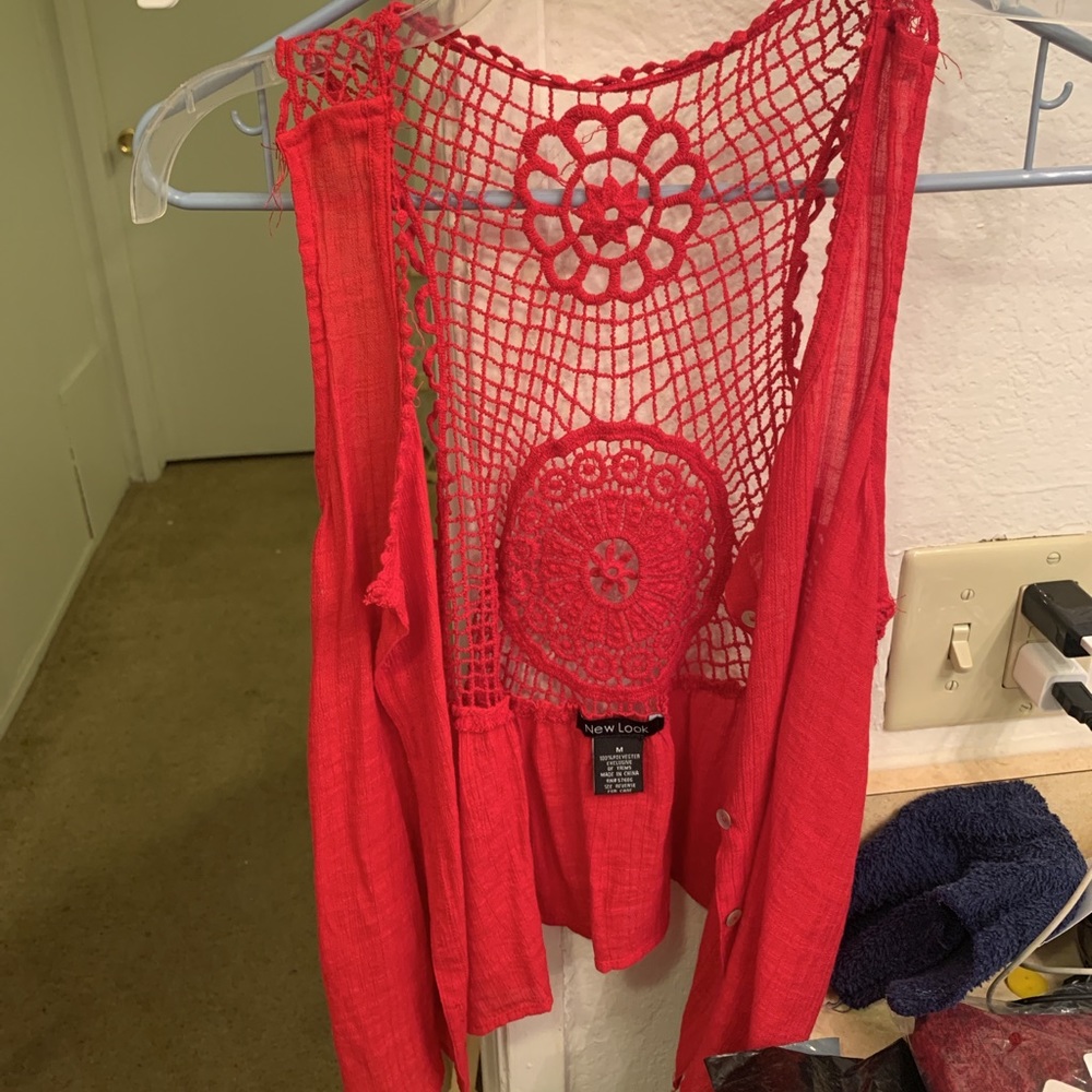 New Look- red top
